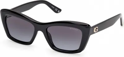 Produktbild von Guess Gu00195 Damen-sonnenbrille Schwarz  Mann Schwarz One Size