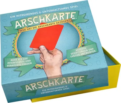 Produktbild von Pegasus Arschkarte – Wer hat die Arschkarte gezogen?, 12 Jahr(e), 10 min, Familienspiel