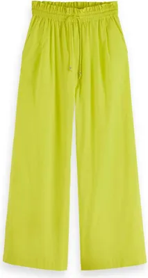 Produktbild von Scotch & Soda Voile Wide Leg Pull On Hochbundhosen Gelb L / 30 Frau Gelb L