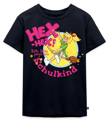 Produktbild von Spreadshirt Bibi Blocksberg Ich Bin Jetzt Ein Schulkind Kinder Premium T-Shirt, 134/140 (8 Jahre), Navy