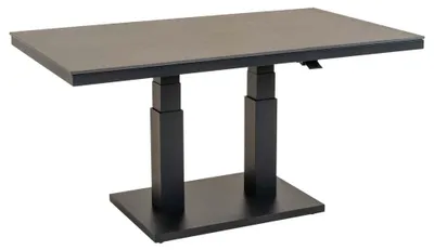 Produktbild von Lesli Living - Gartentisch Geneva - Grau - 140x80cm