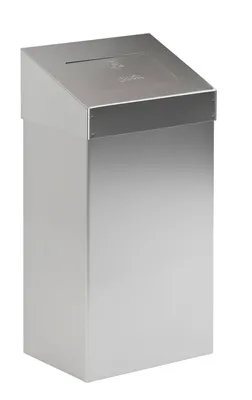 Produktbild von Abfallbehälter mit Pushdeckel 18 Liter matt edelstahl (31021802)