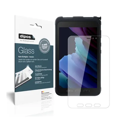 Produktbild von 2x Schutzfolie für Samsung Galaxy Tab Active 3 - Anti-Shock 9H Folie dipos Glass Kunststoffglas