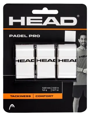 Produktbild von Head Padel Pro Overgrip - Weiß - 3er-Pack