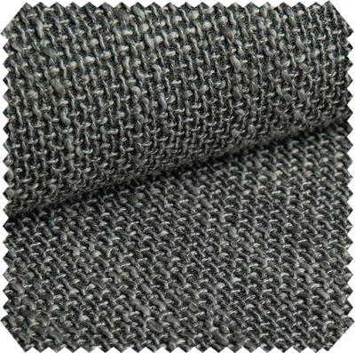 Produktbild von novely® LANZ SOFT - Melierter Polsterstoff mit Webstruktur - Grob gewebter Möbelstoff - Pflegeleichte Meterware 1lfm - Farbe: 15 Dunkelgrau Graphit