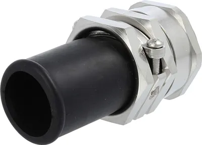 Immagine prodotto di 52106580 Raccordo a vite LAPP con protezione dalla flessione M40x1,5 ZBKM-40/3 raccordo intermedio esagonale ottone (CuZn) nichelato