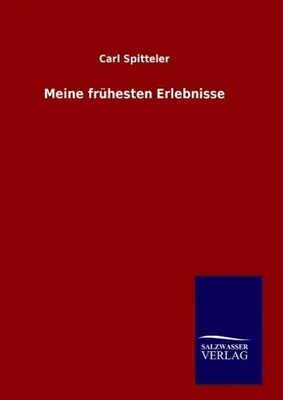 Image de Meine frühesten Erlebnisse