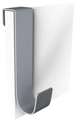 Image de Patère Double Noire Acier Robustesse Et Design Moderne - Bolis Italia