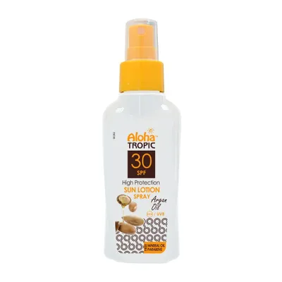 Produktbild von Aloha Tropic Sonnenschutzspray mit Arganöl *Mikro* LSF 30 100 ml