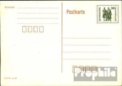 Produktbild von Belege Ganzsachen DDR 1990 P107I Amtliche Postkarte  Bauw./Denkmäler
