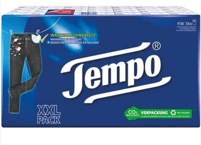 Obrázok produktu pre Tempo, Chusteczki higieniczne, 56 sztuk (PRODUKT Z NIEMIEC)