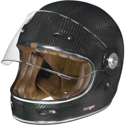 Produktbild von RT-825 Carbon Integralhelm Motorradhelm Chopper Integral Retro Kart Helm rueger Carbon XS (53-54)