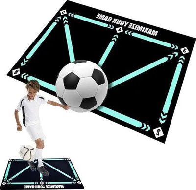 Obrázok produktu pre Futbalová tréningová podložka 90 x 60 cm, protišmyková