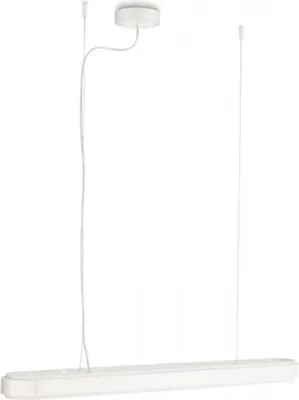 Produktbild von Philips myLiving Pendelleuchte 407143116, Weiß, Weiß, Aluminium, Schlafzimmer, Wohnzimmer, Modern, IP20