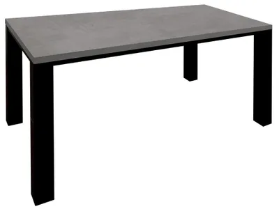 Produktbild von Esstisch Esszimmertisch 160x90 Texas Design Graphit Gestell schwarz