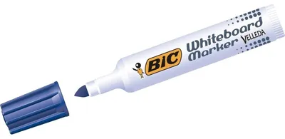Immagine prodotto di Pennarello per lavagna bianca BIC Velleda 1701 ECOlutions, blu