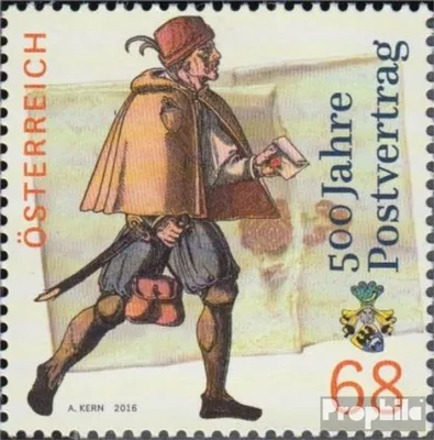 Produktbild von Briefmarken Österreich 2016 Mi 3259 (kompl.Ausg.) postfrisch Postvertrag