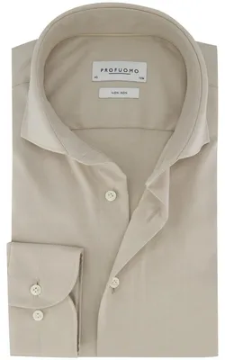 Produktbild von Profuomo slim fit heren overhemd, twill, beige