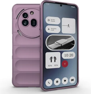 Obrázok produktu pre Puzdro pre Nothing Phone (3a) Pro - Zadný kryt Phonesta GripShell Silikónový - Fialová