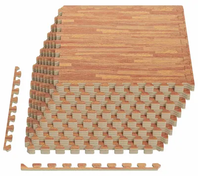 Immagine prodotto di vidaXL Tappetino protettivo per il fondo della piscina, 24 pezzi, legno, 8,64 m², schiuma EVA