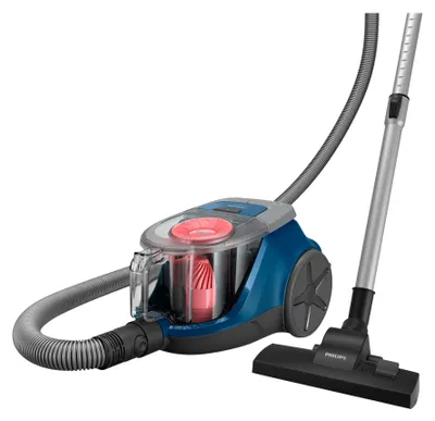 Produktbild von Philips Staubsauger | XB2123/09 | Beutellos | 850 W | 1,3 l Staubkapazität | Dunkelblau/Pfirsich