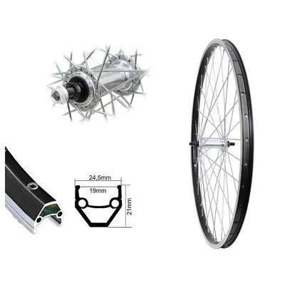 Produktbild von Vorderrad 28" Hohlkammerfelge Cut19 Laufrad 19-622 für Felgenbremse Alu 28 Zoll