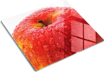 Obrázok produktu pre Sklenená ochranná doska – Kryt varnej dosky – Kryt na indukčnú dosku – 60x52 cm – Rýchle čistenie – Tvrdené sklo – Jablková voda