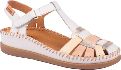 Immagine prodotto di Pikolinos Sandalo donna in pelle con zeppa Cadaques W8K-0965C1, misura:41 EU, colore:Bianco