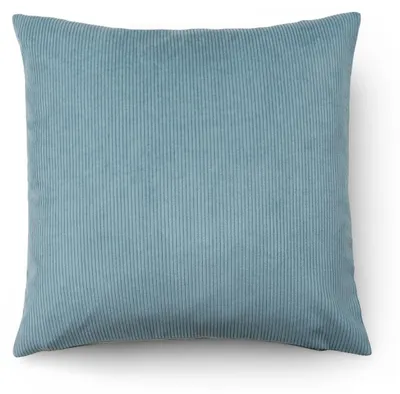 Produktbild von Kissenhülle - 50 x 50 cm - Blau - Polyester - Feincordoptik - mit Reißverschluss