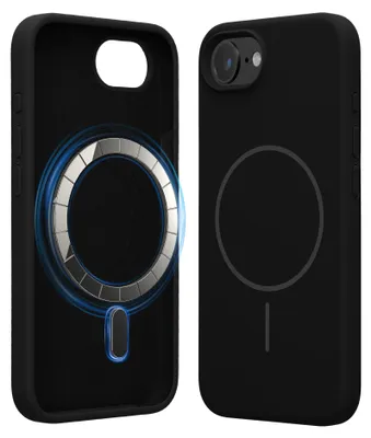Produktbild von kwmobile Handyhülle für Apple iPhone 17e / iPhone 16e - Hülle für MagSafe - Hülle für iPhone 17e / iPhone 16e Case - Silikon Rückseite magnetisch in