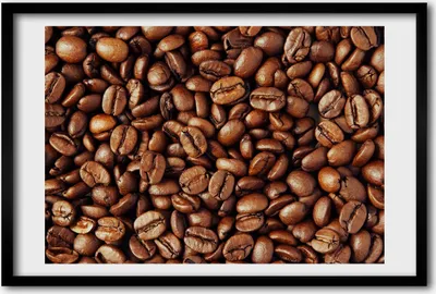 Produktbild von Bild 60x40 MDF-Rahmen, Wandkunst Kaffeebohnen