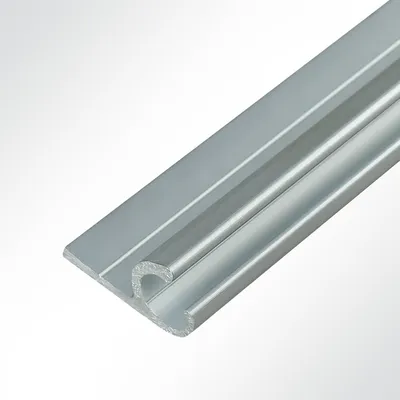 Produktbild von Lysel® Kederschiene Kederleiste Aluminium 45° eloxiert für 5-9mm Keder L: 3m
