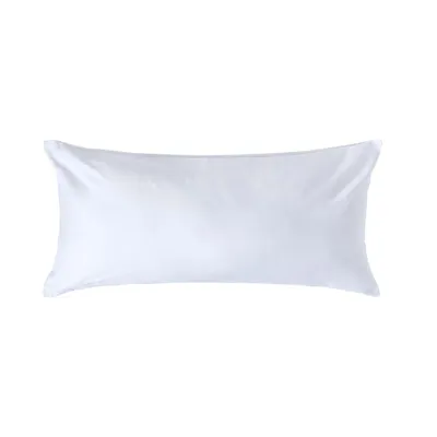 Produktbild von HOMESCAPES Kopfkissenbezug 100% ägyptische Baumwolle Fadendichte 1000, weiss, 40 x 80 cm