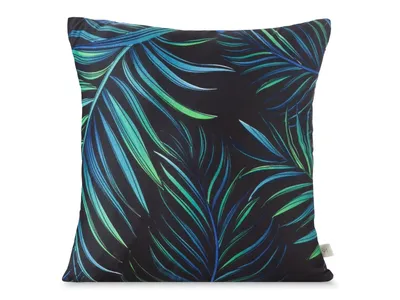 Immagine prodotto di Eurofirany Copricuscino decorativo nero verde 40 x 40 cm Botanish