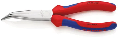 Immagine prodotto di Knipex 38 25 200 Elektronik- u. Feinmechanik Flachrundzange 40° gebogen 200 mm