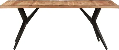 Immagine prodotto di Tavolo da Pranzo 200x90x76 cm Legno Massello di Acacia