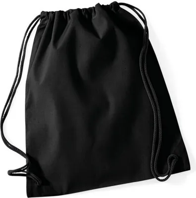 Produktbild von Westford Mill Tasche mit Kordeldurchzug BC4729 (Einheitsgröße) (Schwarz)