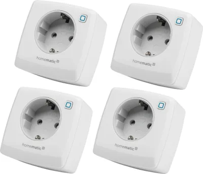 Zdjęcie produktu dla HOMEMATIC IP 157338A0, Gniazdo przełączające, 4 szt