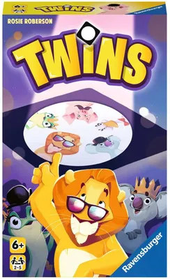 Obrázek produktu pro Ravensburger 20960 - Twins - karetní reakční hra, hra pro děti a rodiny od 6 let - desková hra pro 2-5 hráčů