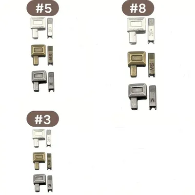 Produktbild von Reißverschluss Reparatur Set 18 Teilig Reißverschluss-Stopper unten #3, #5, #8
