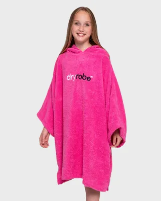 Produktbild von DRYROBE Handtuchmantel Bio KIDS Pink 5-9