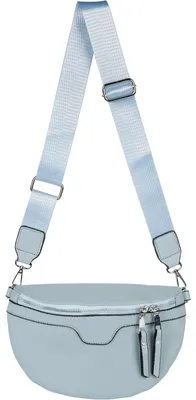Produktbild von styleBREAKER Damen Umhängetasche in Halbmond Form, abnehmbarer verstellbarer Schultergurt, Einfarbige Handtasche 02012380