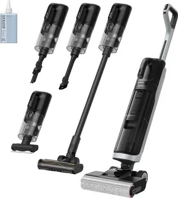 Image de Aspirateur Balai Laveur DREAME H14 Dual, 18k Pa, Aspirateur Eau et Poussières, Multisurfaces 5-en-1