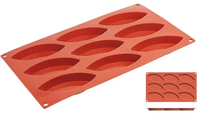 Produktbild von CONTACTO Backmatte, Höhe: 15 mm, Länge: 100 mm, Breite: 44 mm