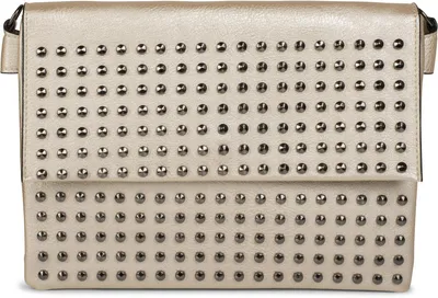Produktbild von styleBREAKER Clutch mit Nieten, Abendtasche, Schulterriemen, Trageschlaufe, Schultertasche, Damen 02012227