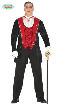 Produktbild von edler Vampir Fürst Kostüm für Herren Gr. M/L, Größe:L