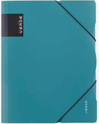 Image de chemise à 3 rabats Verde A4, bleu