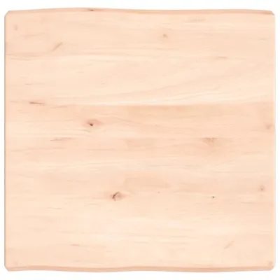 Immagine prodotto di Piano tavolo vidaXL 60x60x(2-6) cm in legno massello non trattato con bordi naturali