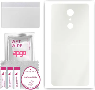 Produktbild von apgo Rückseite Schutzfolie, Matt, kompatibel mit LG Stylus 3, Hinten Hydrogel-Displayschutzfolie mit Positionierhilfe, kratzfest, einfache Montage