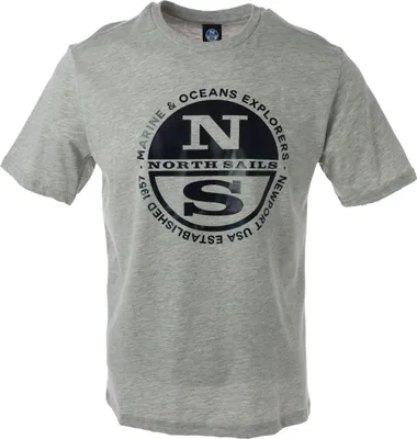 Obrázok produktu pre NORTH SAILS T-shirt Herren Baumwolle Grau GR68626 - Größe: XXL
